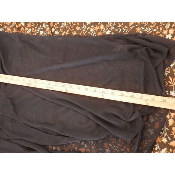 R & M Richards Embroidered Cuff Sheer-sleeve Blue Jacket Size 16W - Picture 5 of 7